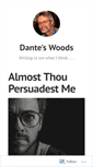 Mobile Screenshot of danteswoods.com